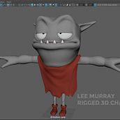 Rigged 3d character. Un progetto di Animazione di Lee Murray - 24.01.2024