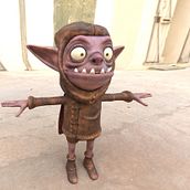 Rigged Goblin Game character. Un progetto di Videogiochi di Lee Murray - 24.01.2024