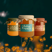 Visual Branding for a Honey Brand Called Sabor España. Projekt z dziedziny Br, ing i ident, fikacja wizualna, Projektowanie graficzne, Projektowanie opakowań, T i pografia użytkownika Rianne Kornips - 25.01.2024
