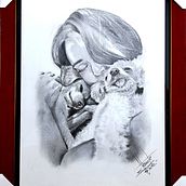 EL AMOR Y CARIÑO A NUESTROS HERMANOS PELUDITOS. Projekt z dziedziny R i sunek ołówkiem użytkownika alexandr Jofre Duran - 19.12.2023