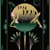 My project for course: Art Deco Style for Digital Illustration. Fine Arts, Poster Design, Digital Illustration, Graphic Design, Digital Design, and Digital Drawing project by Suzanne Rocha - 01.25.2024