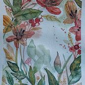 Mój projekt z kursu: Piękno akwarelowych kwiatów: poczuj więź z naturą. Un progetto di Illustrazione tradizionale, Pittura, Pittura ad acquerello e Illustrazione botanica di basia_b - 25.01.2024