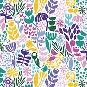 Love is a flower field. Un proyecto de Diseño gráfico, Diseño de producto, Pattern Design e Ilustración digital de Ellen Nij Bijvank - 25.01.2024