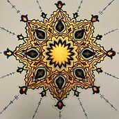 My project for course: Introduction to Islamic Art: Create Biomorphic Patterns. Een project van Schilderij, Patroonontwerp,  Tekening, Aquarelschilderen y  Illustratie met inkt van nishatanjum313 - 23.01.2024