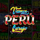 Vamos Perú — Lettering chicha alegre. Design, Traditional illustration, Screen Printing, Lettering, Poster Design, Digital Lettering, and Hand Lettering project by Hosver Omar Campos Bolaños - 01.12.2024