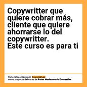 Campaña Copywriting para copywriters. Een project van  Reclame, Cop, writing, Stor, telling y Communicatie van Rosío Gálvez - 24.01.2024