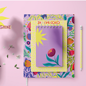 MY SUNSHINE. Graphic Design, Product Design, Pattern Design, and Digital Illustration project by Zhaidary Borambayeva - 01.26.2024