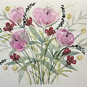 Nice garden Ein Projekt aus dem Bereich Traditionelle Illustration, Bildende Künste, Malerei, Aquarellmalerei, Botanische Illustration und Naturalistische Illustration von patricia555 - 26.01.2024