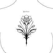 My personal project: blackwork botanic . Ilustrasi tradisional, Ilustrasi Digital, Desain Tato, Ilustrasi Botani, Dan Seni Konsep proyek oleh Carmen García-Espantaleón - 01.26.2024