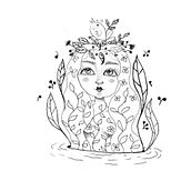 Projeto de Desenho tradicional no Procreate. Traditional illustration project by Gabriela Rochael - 01.26.2024
