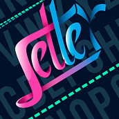 Lettering. Digital Lettering, Design, T, and pograph project by Freidimar Gonzalez - 01.27.2024