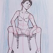 Mi proyecto del curso: Dibujo de la figura humana en poses expresivas. Fine Arts, Sketching, Drawing, Sketchbook, and Figure Drawing project by mariel.vejar - 01.25.2024