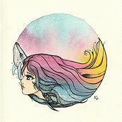 Mi Proyecto del Curso: Técnicas de Acuarela para Ilustraciones de Ensueño. Traditional illustration, Drawing, Watercolor Painting, and Editorial Illustration project by Lidia López León - 01.26.2024
