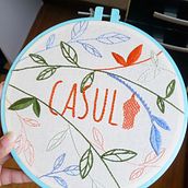 Meu projeto do curso: Técnicas básicas para bordado de letras. Un progetto di Ricamo e Textile Design di Natalia Santana - 27.01.2024