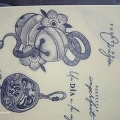 Mi proyecto del curso: Tatuaje para principiantes. Tattoo Design project by Yulimar Fernández - 01.28.2024