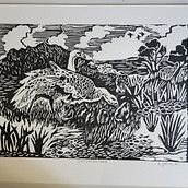 My project for course: Contemporary Printmaking with Linoleum. Traditional illustration, Arts, Crafts, Fine Arts, Printing & Ink Illustration project by lynnek - 01.27.2024