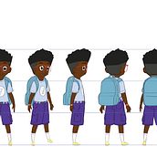 Mon projet du cours : Character design pour animation avec Photoshop. Animation, Character Design, and Character Animation project by Dan MIHINDOU MIHINDOU - 01.28.2024