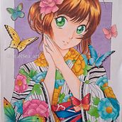 Il mio progetto del corso: Colorazione con pennarelli per disegno manga. Traditional illustration, Comic, Color Theor, and Manga project by Elena Chesini - 01.28.2024