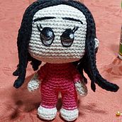 Mi proyecto del curso: Amigurumis: personas tejidas a crochet. Un proyecto de Artesanía, Diseño de juguetes, Tejido, Crochet, Amigurumi y Diseño textil de Nathalia Isidora Rivera Obreque - 28.01.2024