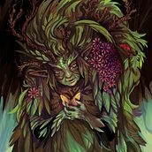 Elder Dryad. Un progetto di Pittura digitale di Lucja Wolowska - 16.01.2023
