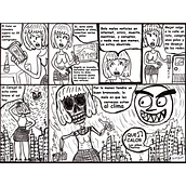 Mi proyecto del curso: Humor gráfico: danos la tira nuestra de cada día, Llamado que Calor. Un progetto di Illustrazione tradizionale, Fumetto, Disegno a matita, Disegno e Narrativa di tudil_game - 20.01.2024