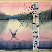Il mio progetto del corso: Paesaggi ad acquerello ricchi di atmosfera. Fine Arts, Painting, and Watercolor Painting project by Adele - 01.30.2024