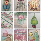 Drawcember 2023. Traditional illustration, and Colored Pencil Drawing project by Nadia Bruwer - 12.30.2023