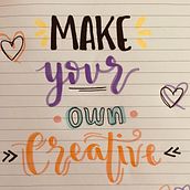 Mi proyecto del curso: Dibujo y hand lettering creativo para principiantes. Traditional illustration, Lettering, Drawing, H, and Lettering project by Jenifer Saavedra - 01.30.2024