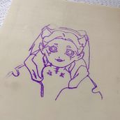 Rebecca - Cyberpunk. Un proyecto de Diseño de tatuajes de krol_arts1 - 30.01.2024