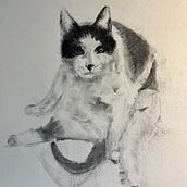 My project for course: Expressive Drawing with Charcoal. Un proyecto de Bellas Artes, Dibujo, Dibujo de Retrato e Ilustración naturalista				 de buntysgirl - 31.01.2024