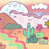 Proyecto final kawaii かわいい. Un proyecto de Diseño de personajes, Ilustración digital y Manga de Yuri Lr - 31.01.2024