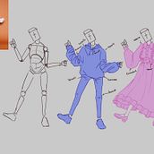 Mi proyecto del curso: Fundamentos del dibujo de personas a partir de la imaginación. Traditional illustration, Fine Arts, Sketching, Pencil Drawing, Drawing, Artistic Drawing, and Figure Drawing project by Mayerlin - 01.31.2024