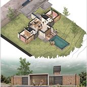 Mi proyecto del curso: Ilustración digital de proyectos arquitectónicos. Arquitetura, Paisagismo, Ilustração digital, Arquitetura digital e Ilustração arquitetônica projeto de Melissa Aniya - 29.01.2024