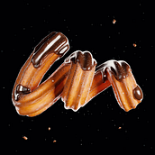 3D // Churros. 3D, 3D Modeling, and 3D Design project by Eva Rodríguez Solís - 01.31.2024