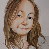 Retrato de Helena. Fine Arts project by lizete.moraes.int - 12.19.2023