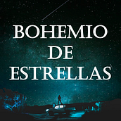 PORTADA LIBRO BOHEMIO DE ESTRELLAS. Un progetto di Design, Design editoriale e Illustrazione vettoriale di Rogelio Valentín Morán Carrillo - 31.01.2024