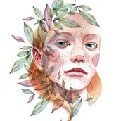 Mila. Traditional illustration, Character Design, Editorial Design, Fine Arts, Painting, 2D Animation, Printing, Botanical Illustration, Digital Drawing, Figure Drawing, Editorial Illustration, Naturalistic Illustration, Gouache Painting, Floral, and Plant Design project by Cecilia Macedo Tricotti - 01.31.2024