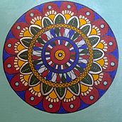 My project for course: Zentangle and Mandalas: Draw Harmonious Patterns. Painting, Drawing, Acr, lic Painting, and Creating with Kids project by sotiriourena - 01.31.2024