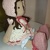 Mi proyecto del curso: Elaboración de muñecas amigurumi románticas. Arts, Crafts, To, Design, Fiber Arts, Crochet, Amigurumi, and Textile Design project by arqmariacarolinagarcia - 01.31.2024