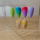 Meu projeto do curso: Introdução à nail art. Design, Traditional illustration, Painting, Pattern Design, and Decorative Painting project by Ana Domingos - 01.31.2024