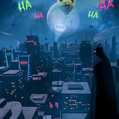 Mi proyecto del curso: Ilustración fantástica 3D con Blender- Batman. Un projet de 3D, Illustration numérique , et Conception 3D de Jesus David Ruiz Calderon - 29.01.2024
