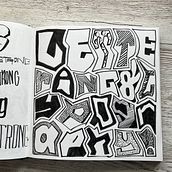 My project for course: Hand-Lettering Sketchbook: Techniques to Unlock Creativity. Un projet de Esquisse , Créativité, Dessin, Lettering manuel , et Carnet de croquis de Jolene Brown - 01.02.2024