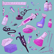 LabTools. Un proyecto de Br, ing e Identidad, Gestión del diseño, Marketing, Dibujo, Ilustración digital, Pintura digital y Dibujo digital de Luciana Scatturice - 31.01.2024