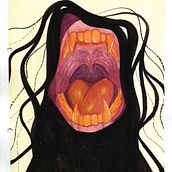 Psicodelia (?. Traditional illustration, Fine Arts, Painting, and Watercolor Painting project by Juliana Lora - 02.02.2024