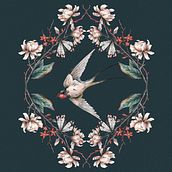 My project for course: Nature-inspired Patterns: From Sketch to Photoshop. Projekt z dziedziny Trad, c, jna ilustracja, Pattern design, R, sunek ołówkiem,  R, sunek, R i sunek botaniczn użytkownika Małgorzata Masłowiecka - 02.02.2024