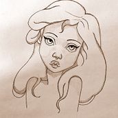 Ariel. Traditional illustration project by Ale Peregrina - 02.02.2024