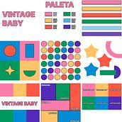 VINTAGE BABY . Design, Br, ing, Identit, Graphic Design, T, pograph, Logo Design, T, pograph, and Design project by Brian Alexander Palacios Reyes - 02.02.2024