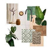 Mi proyecto del curso: Color aplicado al diseño de interiores- Moodboard. Un projet de Design d'intérieur, Décoration, Décoration d'intérieur, Théorie des couleurs , et Design d'espace de Constanza Selliez - 29.01.2024
