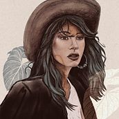 Mi proyecto del curso: Retrato ilustrado con Procreate. Traditional illustration, Vector Illustration, Digital Illustration, and Portrait Drawing project by Sarai Mendoza - 02.03.2024