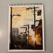My project for course: Expressive Watercolor Painting: Create Compelling Illustrations. Fine Arts, Painting, and Watercolor Painting project by daryaurchenko - 02.03.2024